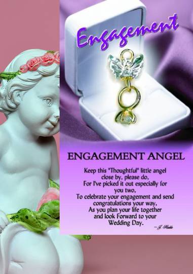 Engagement Angel Pin